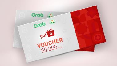 eVoucher Grab Food 50.000 đồng 